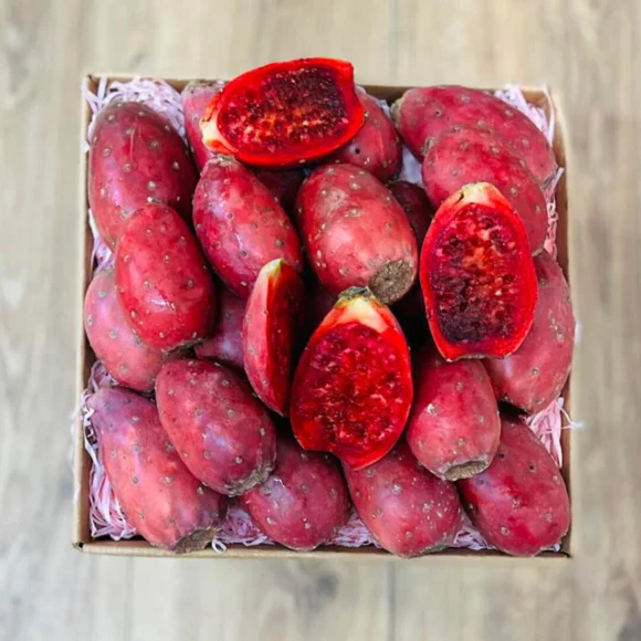 Red Cactus Pear Fruit Box